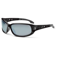 Valkyrie Silver Mirror Lens Black Safety Glasses - Americas Industrial Supply