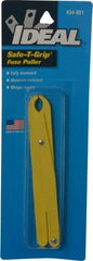 Ideal - 5 Inch Long, Glass Filled Polypropylene, Insulated Fuse Puller - For Use with 250 Volt 9/32 Inch to 1/2 Inch Diameter Fuses, Cartridge Fuses - Americas Industrial Supply