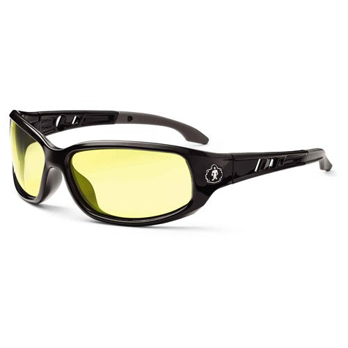 Valkyrie Yellow Lens Black Safety Glasses - Americas Industrial Supply