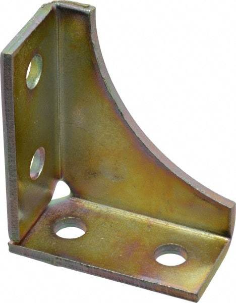 Thomas & Betts - Zinc Dichromate Steel 90° Strut Fitting - Used with Joining Metal Framing Channel & Strut - Americas Industrial Supply