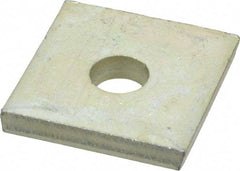 Thomas & Betts - Steel Square Strut Washer - 3/8" Bolt, Used with Thomas & Betts Channels & Strut - Americas Industrial Supply