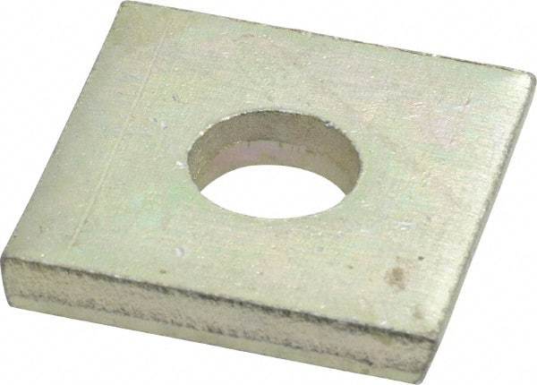 Thomas & Betts - Steel Square Strut Washer - 1/2" Bolt, Used with Thomas & Betts Channels & Strut - Americas Industrial Supply