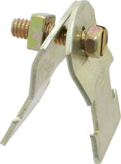 Thomas & Betts - 1/2" Pipe, 16 Gauge" Pipe or Tube Clamp - Gold Galvanized, 650 Lb Capacity - Americas Industrial Supply