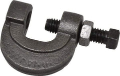 Thomas & Betts - 3/4" Max Flange Thickness, 1/2" Rod L-Clamp with Locknut - 850 Lb Capacity, Steel - Americas Industrial Supply