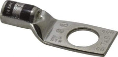 Thomas & Betts - 2 AWG Noninsulated Compression Connection Square Ring Terminal - 1/2" Stud, 1.92" OAL x 3/4" Wide, Tin Plated Copper Contact - Americas Industrial Supply