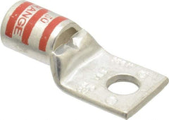 Thomas & Betts - 3/0 AWG Noninsulated Compression Connection Rectangle Ring Terminal - 3/8" Stud, 2.03" OAL x 0.92" Wide, Tin Plated Copper Contact - Americas Industrial Supply