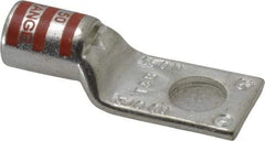 Thomas & Betts - 3/0 AWG Noninsulated Compression Connection Rectangle Ring Terminal - 1/2" Stud, 2.35" OAL x 0.92" Wide, Tin Plated Copper Contact - Americas Industrial Supply