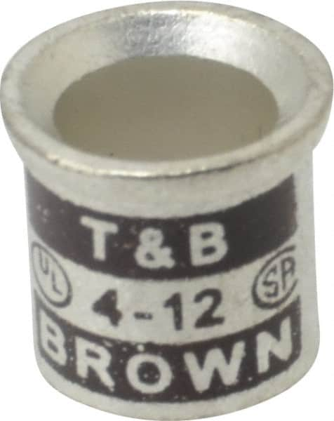 Thomas & Betts - (3) 8 to (1) 4 with (2) 10 AWG Bullet Connector - Brown Insulation - Americas Industrial Supply