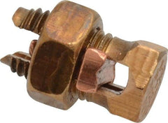 Thomas & Betts - 12 to 10 AWG, Copper Wire Compatible, Copper Alloy, Hex Split Bolt Connector - 25/32" OAL, 3/8" Head Width, 1/2" Base Width - Americas Industrial Supply