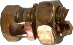 Thomas & Betts - 10 to 8 AWG, Copper Wire Compatible, Copper Alloy, Hex Split Bolt Connector - 25/32" OAL, 3/8" Head Width, 1/2" Base Width - Americas Industrial Supply