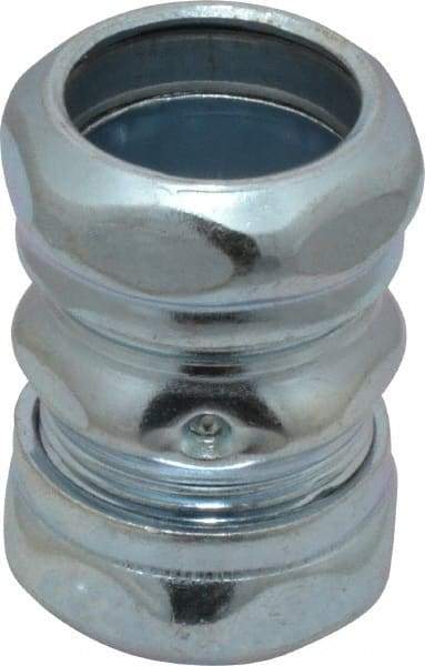 Thomas & Betts - 3/4" Trade, Steel Compression EMT Conduit Coupling - Noninsulated - Americas Industrial Supply