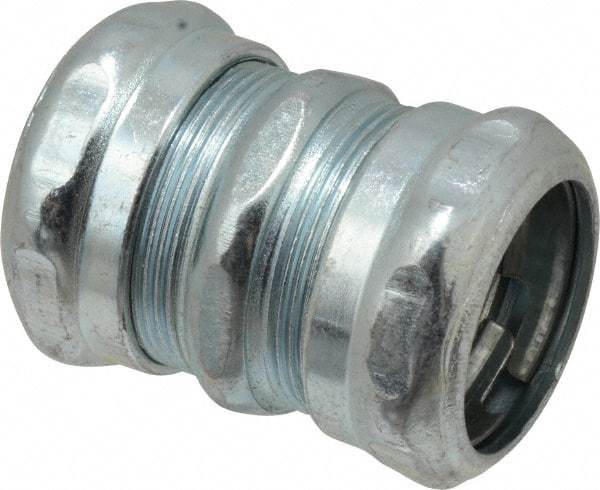 Thomas & Betts - 1" Trade, Steel Compression EMT Conduit Coupling - Noninsulated - Americas Industrial Supply