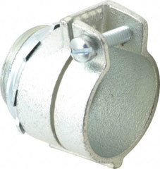 Thomas & Betts - 1" Trade, Malleable Iron Squeeze Clamp Straight FMC Conduit Connector - Noninsulated - Americas Industrial Supply