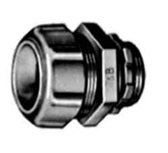 Thomas & Betts - 2-1/2" Trade, Steel Threaded Straight Liquidtight Conduit Connector - Insulated - Americas Industrial Supply