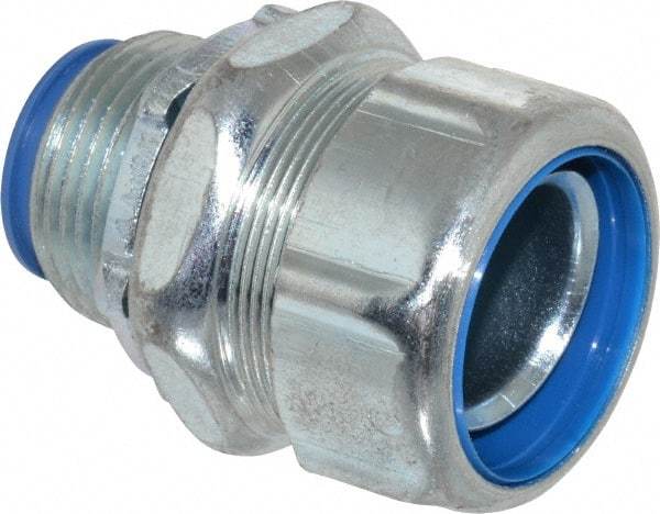 Thomas & Betts - 1" Trade, Steel Threaded Straight Liquidtight Conduit Connector - Insulated - Americas Industrial Supply