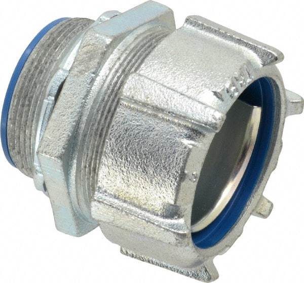 Thomas & Betts - 2" Trade, Steel Threaded Straight Liquidtight Conduit Connector - Insulated - Americas Industrial Supply