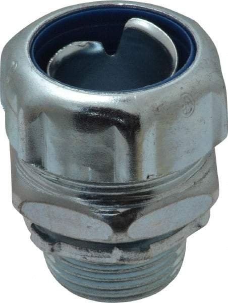 Thomas & Betts - 3/4" Trade, Steel Threaded Straight Liquidtight Conduit Connector - Noninsulated - Americas Industrial Supply