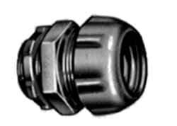 Thomas & Betts - 2-1/2" Trade, Malleable Iron Compression Straight Rigid/Intermediate (IMC) Conduit Connector - Noninsulated - Americas Industrial Supply