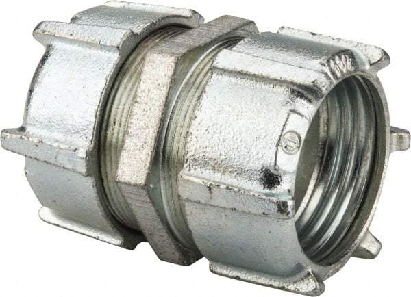 Thomas & Betts - 1-1/2" Trade, Malleable Iron Compression Rigid/Intermediate (IMC) Conduit Coupling - Noninsulated - Americas Industrial Supply