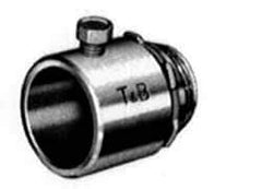 Thomas & Betts - 2-1/2" Trade, Malleable Iron Set Screw Straight Rigid/Intermediate (IMC) Conduit Connector - Insulated - Americas Industrial Supply