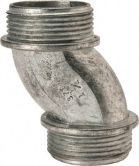 Thomas & Betts - 1-1/4" Trade, Die Cast Zinc Threaded Rigid/Intermediate (IMC) Conduit Nipple - Noninsulated - Americas Industrial Supply