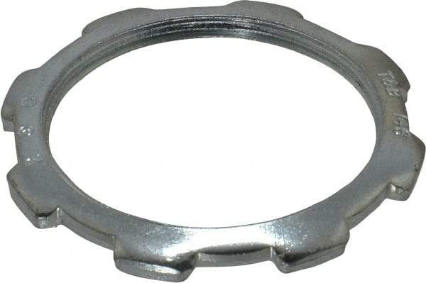 Thomas & Betts - 2" Trade, Steel Threaded Rigid/Intermediate (IMC) Conduit Locknut - Noninsulated - Americas Industrial Supply