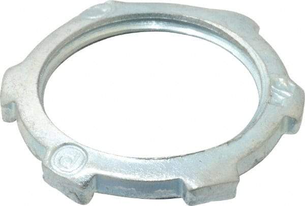 Thomas & Betts - 3/4" Trade, Steel Threaded Rigid/Intermediate (IMC) Conduit Locknut - Noninsulated - Americas Industrial Supply