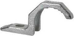 Thomas & Betts - 1-1/2" Pipe, Steel, Hot Dipped Galvanized" Pipe or Conduit Strap - 3/8" Bolt, 1 Mounting Hole - Americas Industrial Supply