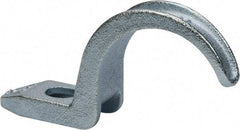 Thomas & Betts - 2" Pipe, Steel, Hot Dipped Galvanized" Pipe or Conduit Strap - 1/2" Bolt, 1 Mounting Hole - Americas Industrial Supply