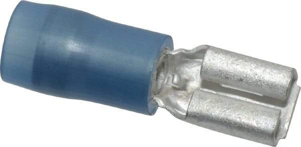 Thomas & Betts - 16 to 14 AWG, Nylon, Fully Insulated, Female Wire Disconnect - 3/16 Inch Wide Tab, Blue, CSA Certified, RoHS Compliant, UL 94 V-2, UL File E66716, UL Listed - Americas Industrial Supply