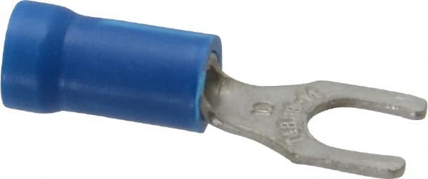 Thomas & Betts - #10 Stud, 18 to 14 AWG Compatible, Partially Insulated, Crimp Connection, Locking Fork Terminal - Americas Industrial Supply