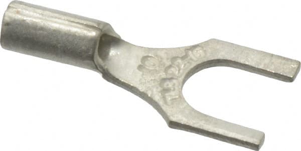 Thomas & Betts - #10 Stud, 22 to 16 AWG Compatible, Noninsulated, Crimp Connection, Standard Fork Terminal - Americas Industrial Supply