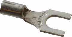 Thomas & Betts - #8 Stud, 18 to 14 AWG Compatible, Noninsulated, Crimp Connection, Standard Fork Terminal - Americas Industrial Supply