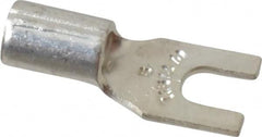 Thomas & Betts - #6 Stud, 12 to 10 AWG Compatible, Noninsulated, Crimp Connection, Standard Fork Terminal - Americas Industrial Supply