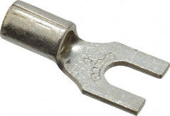 Thomas & Betts - #8 Stud, 12 to 10 AWG Compatible, Noninsulated, Crimp Connection, Standard Fork Terminal - Americas Industrial Supply