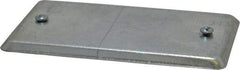 Thomas & Betts - Electrical Outlet Box Steel Blank Cover - Includes Phillips Head Screw - Americas Industrial Supply