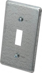 Thomas & Betts - Electrical Outlet Box Steel Device Cover - Includes Phillips Head Screw - Americas Industrial Supply