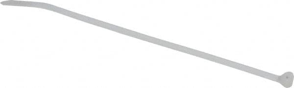 Thomas & Betts - 5-1/2" Long Natural (Color) Nylon Standard Cable Tie - 40 Lb Tensile Strength, 1.31mm Thick, 28.7mm Max Bundle Diam - Americas Industrial Supply