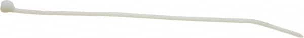 Thomas & Betts - 7.31" Long Natural (Color) Nylon Standard Cable Tie - 50 Lb Tensile Strength, 1.09mm Thick, 44.45mm Max Bundle Diam - Americas Industrial Supply