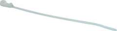 Thomas & Betts - 6" Long Natural (Color) Nylon Mountable Cable Tie - 40 Lb Tensile Strength, 1.31mm Thick, 28.7mm Max Bundle Diam - Americas Industrial Supply