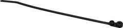 Thomas & Betts - 7.8" Long Black Nylon Mountable Cable Tie - 50 Lb Tensile Strength, 1.4mm Thick, 3-3/8" Max Bundle Diam - Americas Industrial Supply