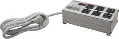 Tripp-Lite - 6 Outlets, 120 Volts, 15 Amps, 6' Cord, Power Outlet Strip - Free Hanging, Keyhole Mount, 1-15P NEMA Configuration, 9" Strip - Americas Industrial Supply