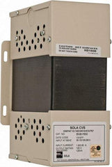 Sola/Hevi-Duty - 240 Volt Max Input, 120 VA, Hardwired Power Conditioner - 120 Volt Output, 4 Inch Wide x 8 Inch High x 5 Inch Deep - Americas Industrial Supply