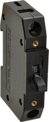 Carling Switch - 30 Amp, 65 VDC, 80 VAC, 1 Pole, DIN Rail Mount Standard Circuit Breaker - Hydraulic Magnetic Trip, 54.99mm Deep x 3.612 Inch High x 19.18mm Wide - Americas Industrial Supply