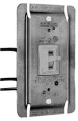 Pass & Seymour - 1 Pole, 120 VAC, 600 Watt, Specification Grade, Toggle, Wall and Dimmer Light Switch - Incandescent - Americas Industrial Supply