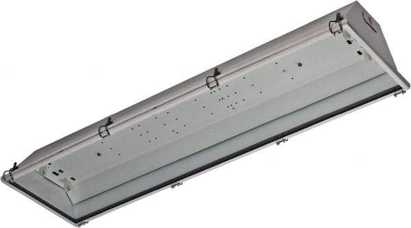 Hubbell Killark - 120 VAC, 40 Watt, Fluorescent Hazardous Location Light Fixture - Dirt, Dust, Heat & Moisture Resistant, Steel Housing, 56" Long x 14-1/2" Wide x 8-7/8" High - Americas Industrial Supply