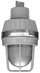 Hubbell Killark - 120 VAC, 13 Watt, Compact Fluorescent Hazardous Location Light Fixture - Explosionproof, Corrosion, Dirt, Moisture & Vibration Resistant, Aluminum Housing, 7-7/16" Wide x 14-5/16" High - Americas Industrial Supply