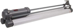 Hubbell Killark - 120 VAC, 40 Watt, Fluorescent Hazardous Location Light Fixture - Corrosion, Dirt, Moisture & Vibration Resistant, Aluminum Alloy Housing, 52-13/16" Long x 11" Wide x 9-3/32" High - Americas Industrial Supply