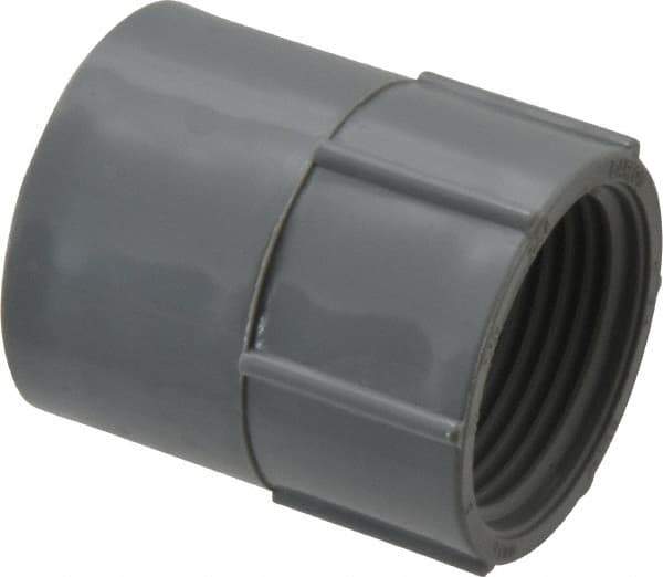 Thomas & Betts - 1" Trade, PVC Threaded Rigid Conduit Female Adapter - Insulated - Americas Industrial Supply