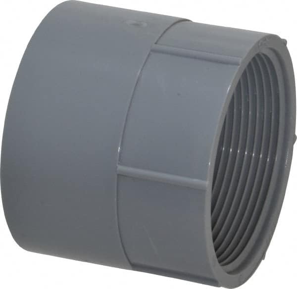 Thomas & Betts - 2" Trade, PVC Threaded Rigid Conduit Female Adapter - Insulated - Americas Industrial Supply